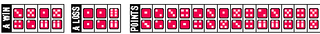 Dice combinations on the come-out roll